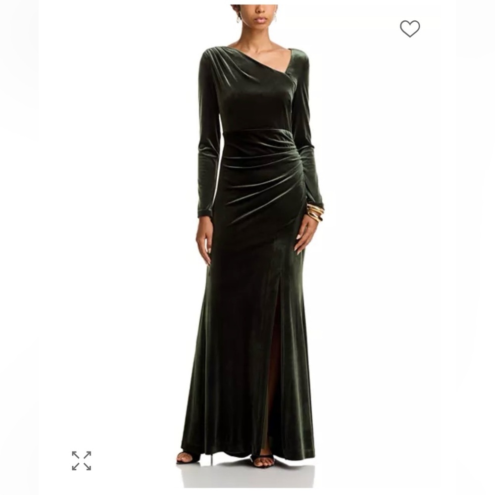 Eliza J Elegant Velvet Evening Gown